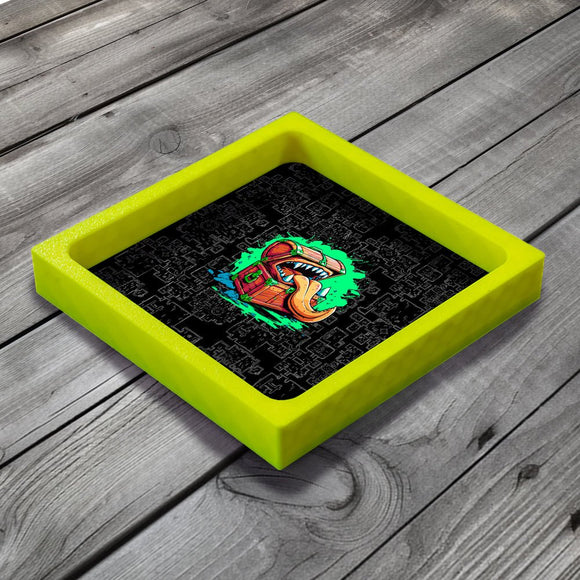 3D Printed Dice Tray - RPG Mimic Chest Board Game Tabletop Gaming Gifts Accessories, RPG D&D Dice