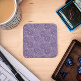 Coaster - Purple D20 Mug Coaster Board Game Tabletop Gaming Gifts Accessories, RPG D&D Dice