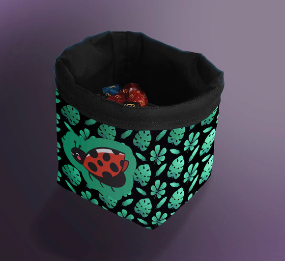 Printed Dice Bag - Ladybug Ladybird Board Game Tabletop Gaming Gifts Accessories, RPG D&D Dice