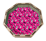 Dice Tray - Pink Witches Ingredients Board Game Tabletop Gaming Gifts Accessories, RPG D&D Dice