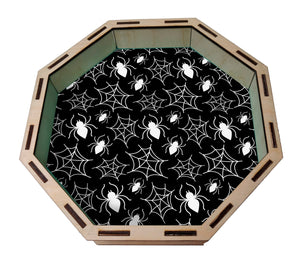 Dice Tray - Spiders and Webs Board Game Tabletop Gaming Gifts Accessories, RPG D&D Dice