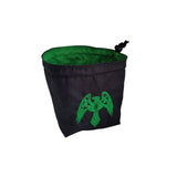 Embroidered Dice Bag - Crow/Raven Board Game Tabletop Gaming Gifts Accessories, RPG D&D Dice