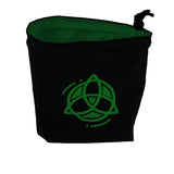 Embroidered Dice Bag - Triforce Celtic Symbol Board Game Tabletop Gaming Gifts Accessories, RPG D&D Dice